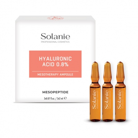 Solanie Hyaluronic Acid 0.8% Mesotherapy Ampoule 3X2 ml