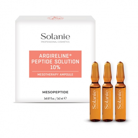 Solanie Argireline Peptide Solution 10% Mesotherapy Ampoule 3X2 ml