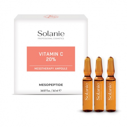 Solanie Vitamin C 20% Mesotherapy Ampoule 3X2 ml