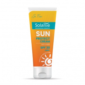 Solanie SPF30 sun protect cream face & body 125 ml