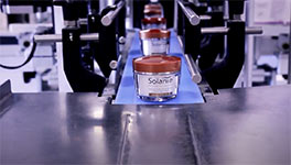 High tech production of Solanie cosmetics