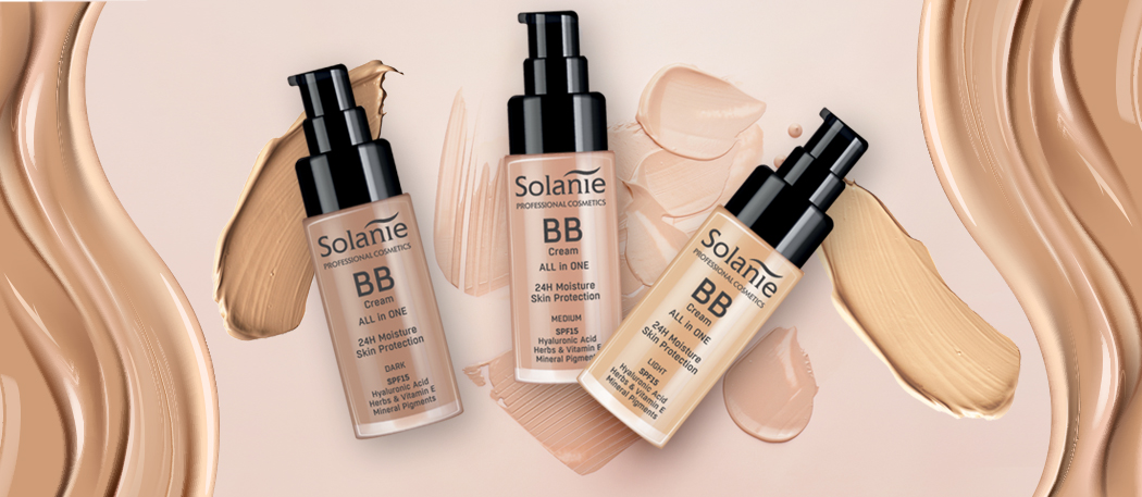 New Solanie ALL IN ONE BB creams, because the perfect look is for everyone