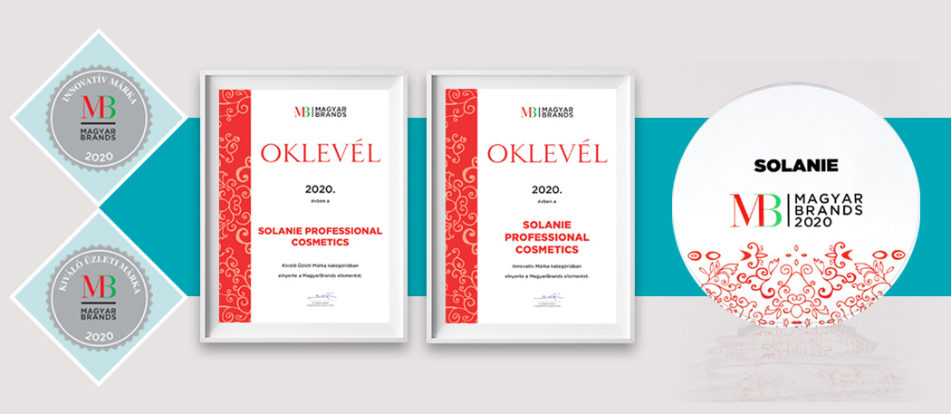 Solanie won MagyarBrands award for the second time
