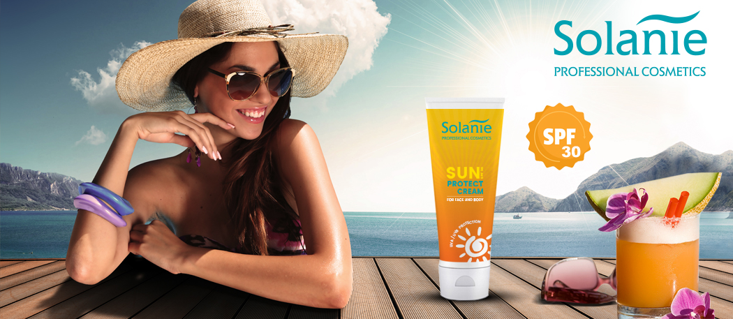 New limited Solanie sun cream package for the summer