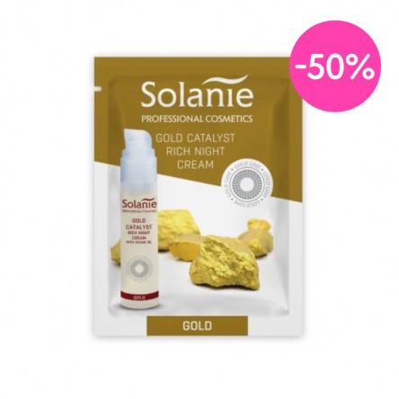 Solanie Sample Gold Catalist Rich Night Cream 3ml