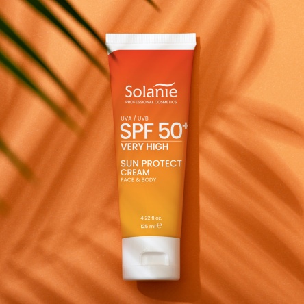 Solanie SPF50 sun protect cream face & body 125ml