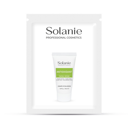 Solanie Sample Grape-Hyaluron facial scrub 3 ml