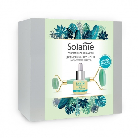 Solanie Lifting Beauty set with Jade massaging roller