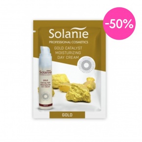Solanie Sample Gold Catalyst Moisturizing Day Cream with UV protection 3ml